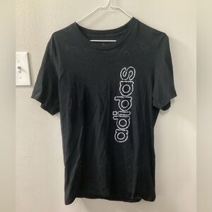 Women’s ADIDAS Black Graphic Tee size medium